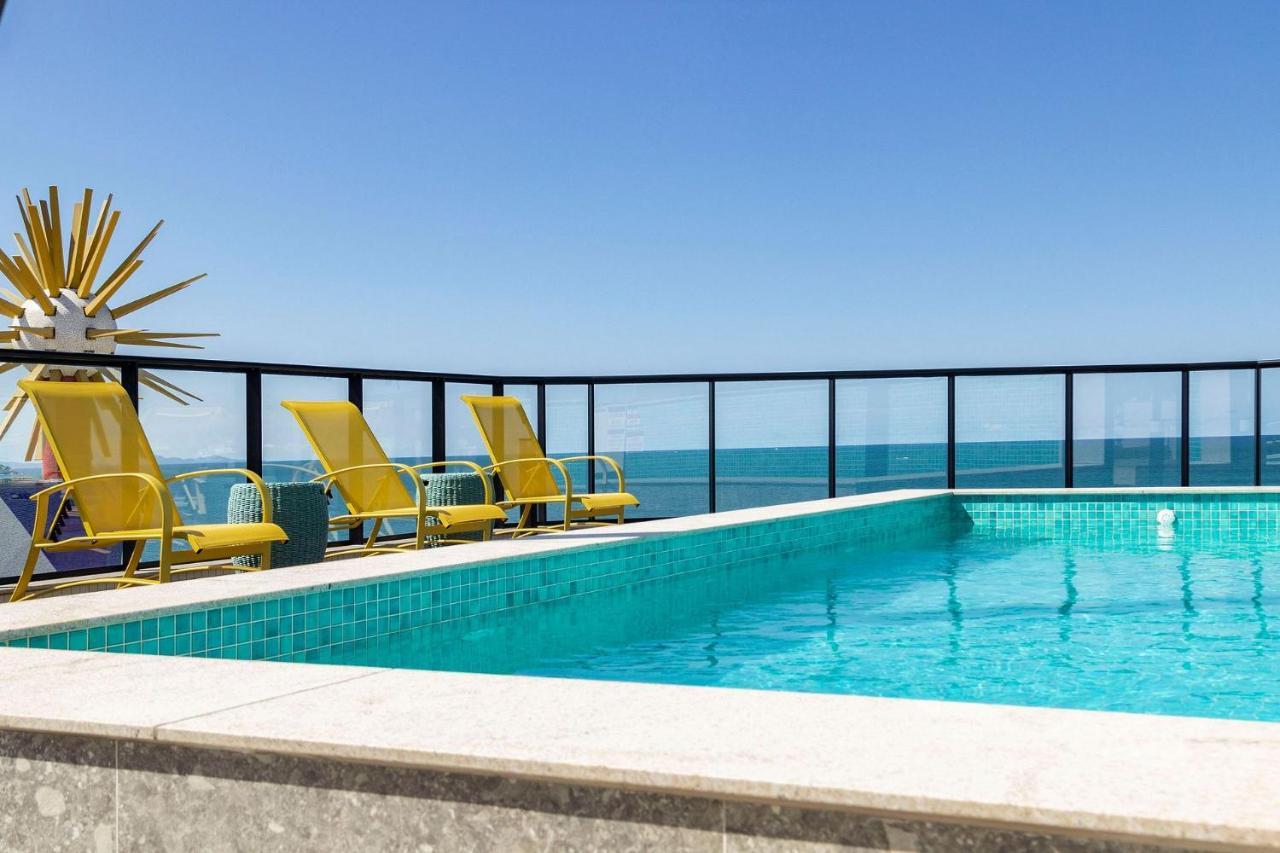 Aion Suites 302 - Lindo Apartamento Com Vista Para O Mar, A 60M Da Praia De Bombinhas, Com Piscina E Academia No Rooftop. Eksteriør billede