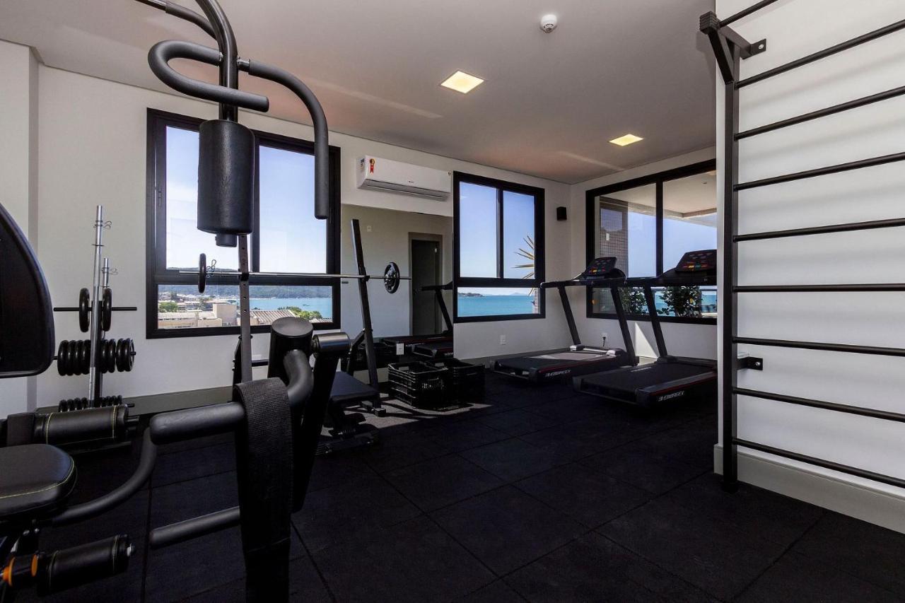 Aion Suites 302 - Lindo Apartamento Com Vista Para O Mar, A 60M Da Praia De Bombinhas, Com Piscina E Academia No Rooftop. Eksteriør billede