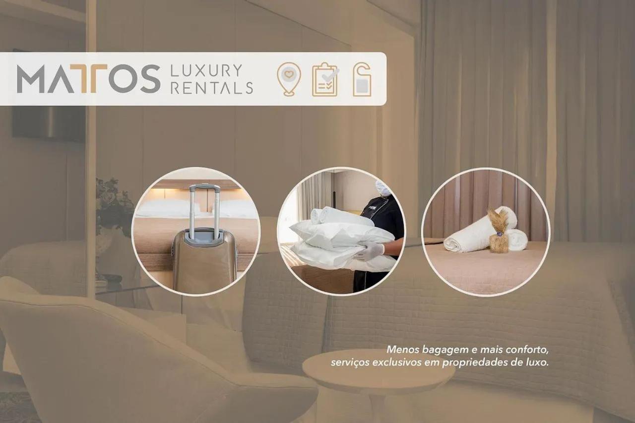 Aion Suites 302 - Lindo Apartamento Com Vista Para O Mar, A 60M Da Praia De Bombinhas, Com Piscina E Academia No Rooftop. Eksteriør billede